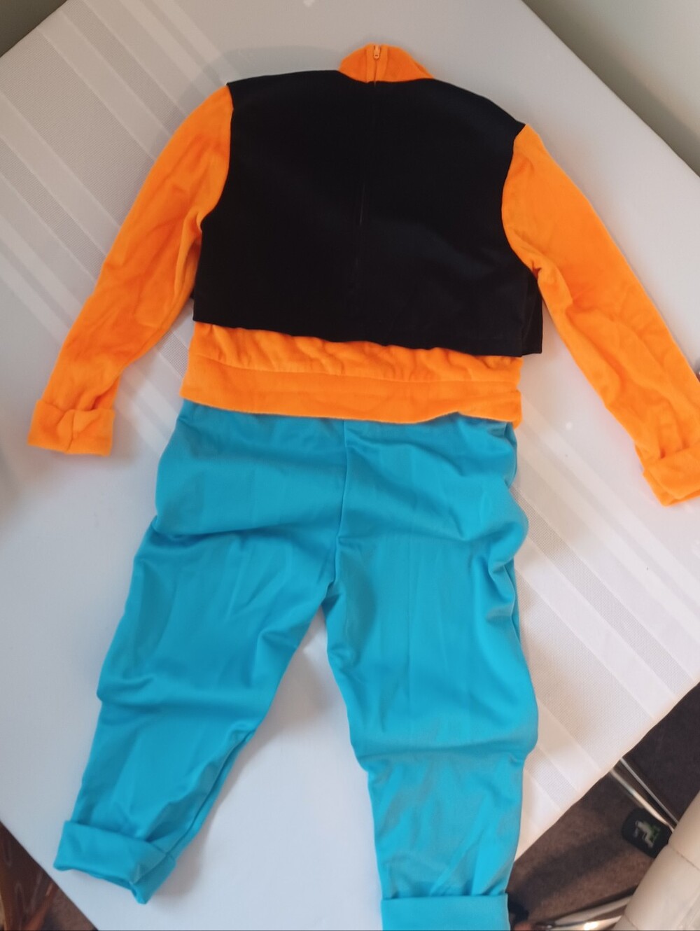 Disney Goofy Plush Hooded Orange and Blue Toddler Costume 3-4T Halloween - Picture 2 of 7